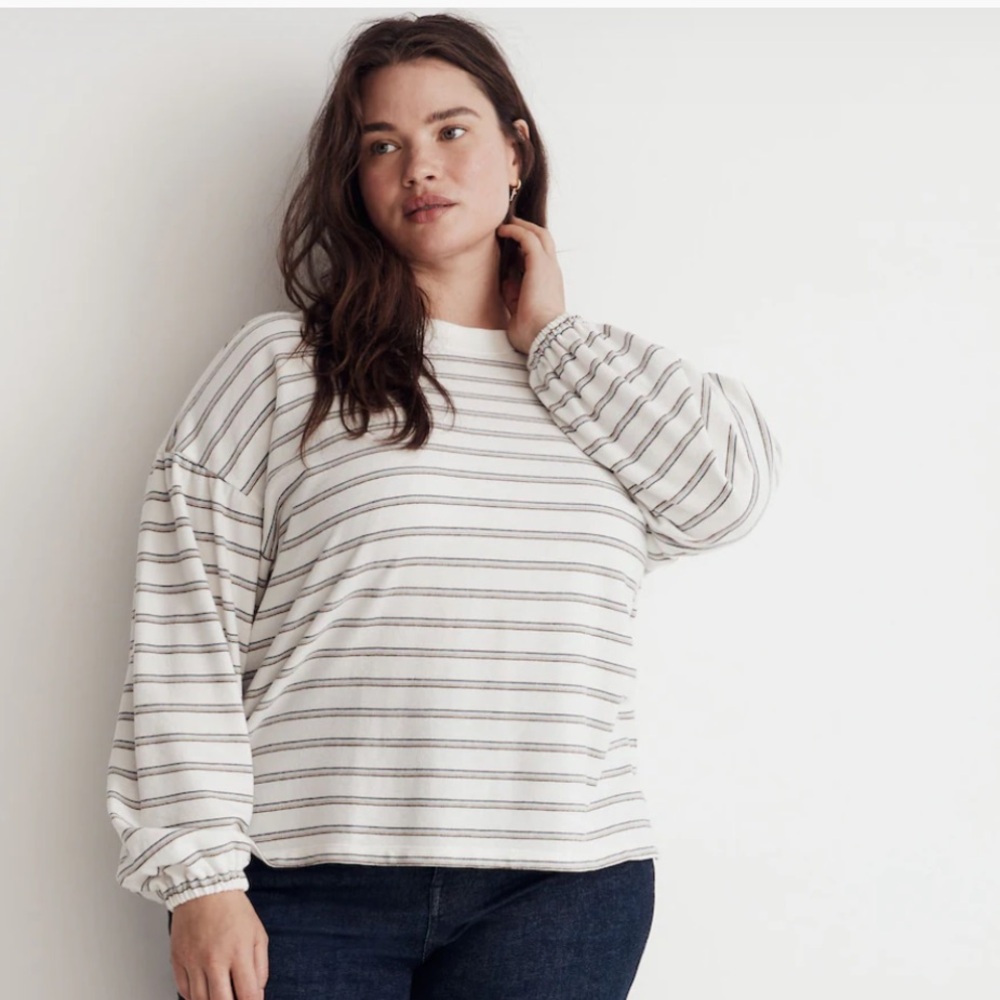 Madewell New without tags striped shirt